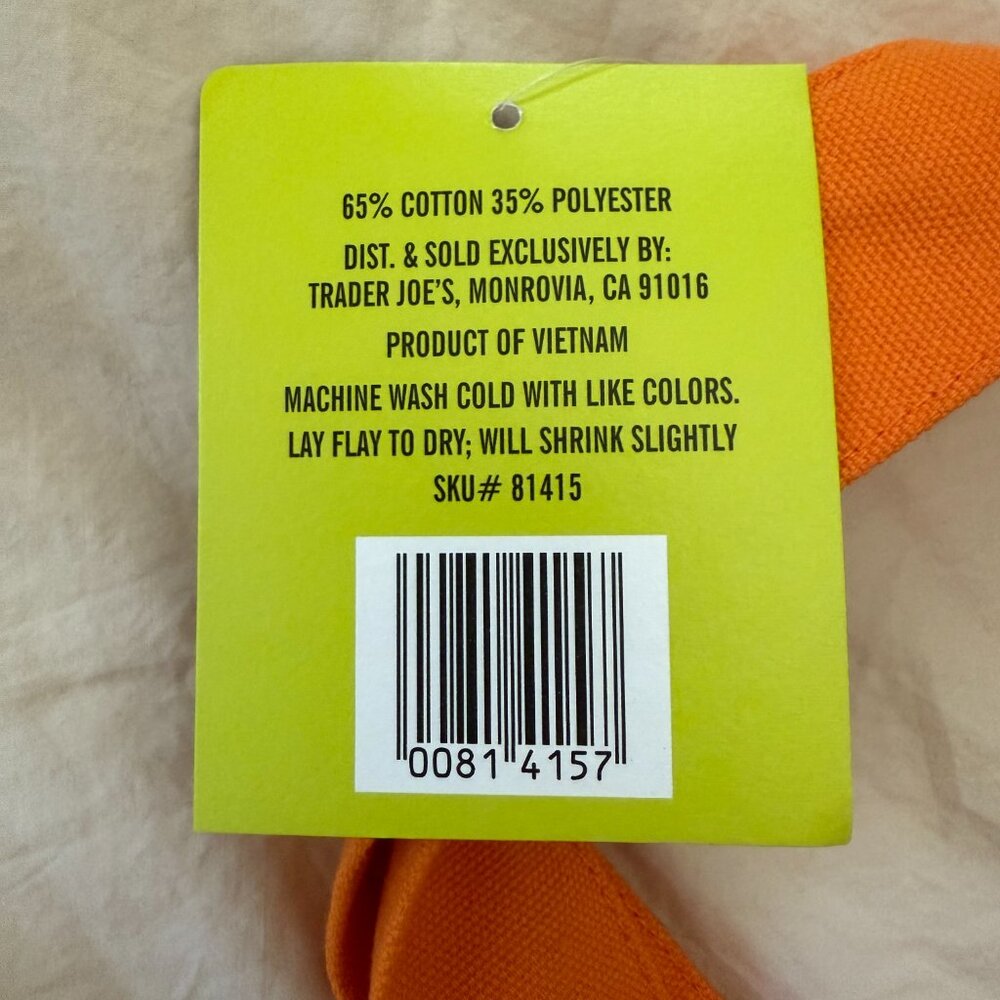 Multicolored (1 of 3) - Limited Edition Trader Joe's Trick-or-Treat Tote Bag - Picture 2 of 3